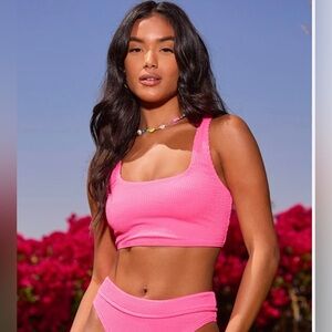 billabong summer high maui rider bikini top pink